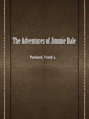cover image of The Adventures Of Jimmie Dale